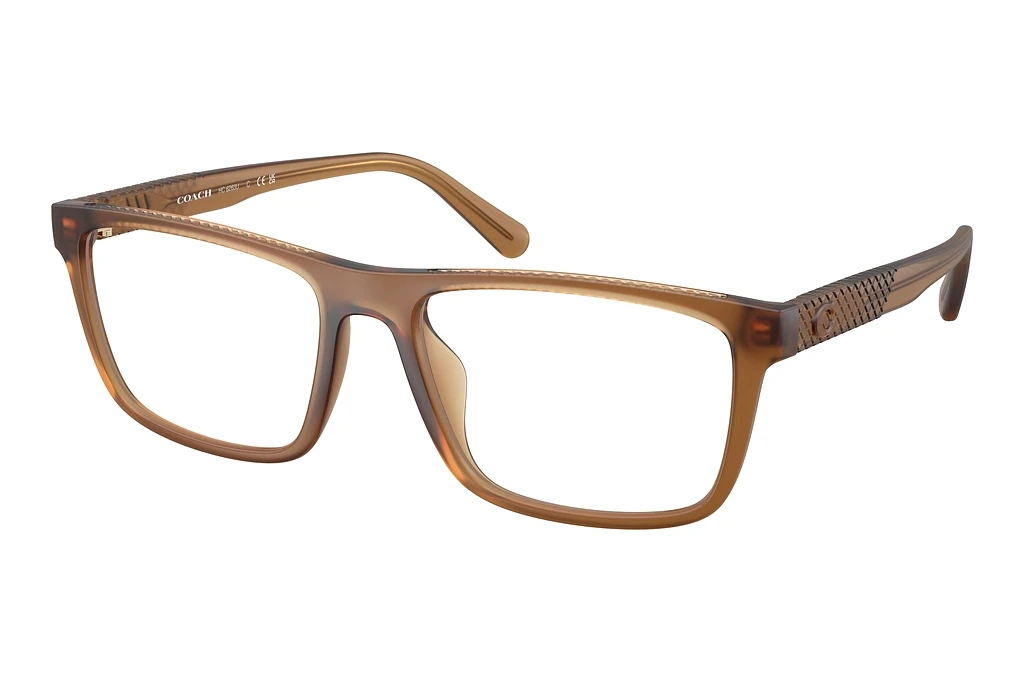 Coach HC6263U 5876 Matte Transparent Amber Coach HC6263U 5876 Matte Transparent Amber