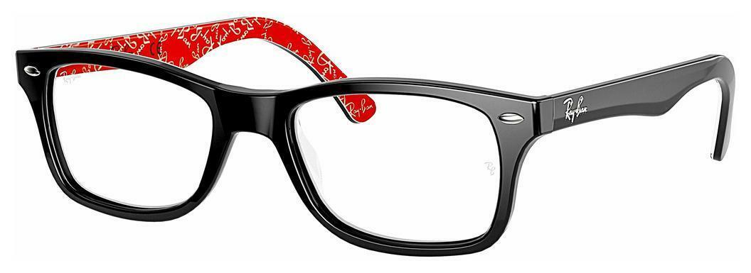 Ray-Ban   RX5228 2479 Black On Red