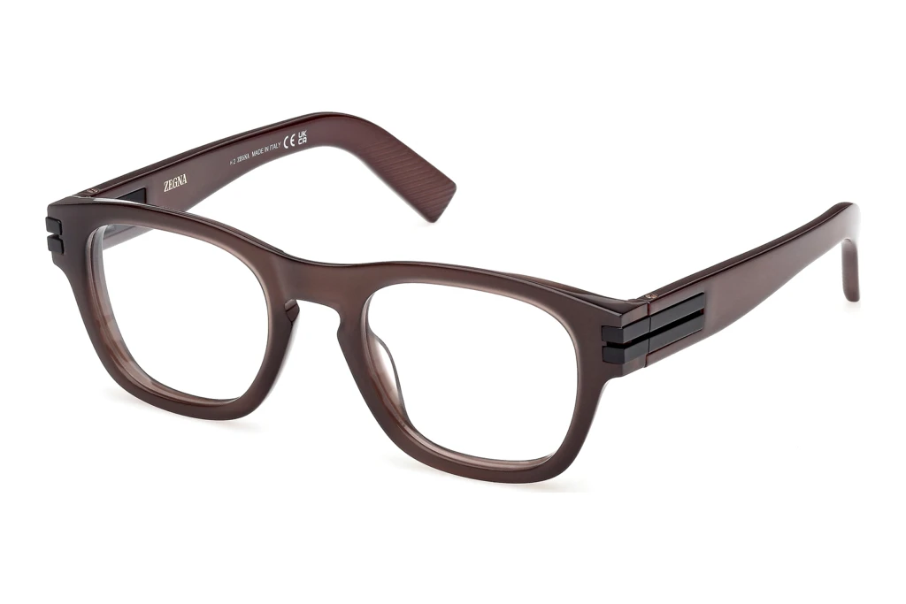 Zegna   EZ5331 048 Glänzend Dunkelbraun Zegna   EZ5331 048 Glänzend Dunkelbraun