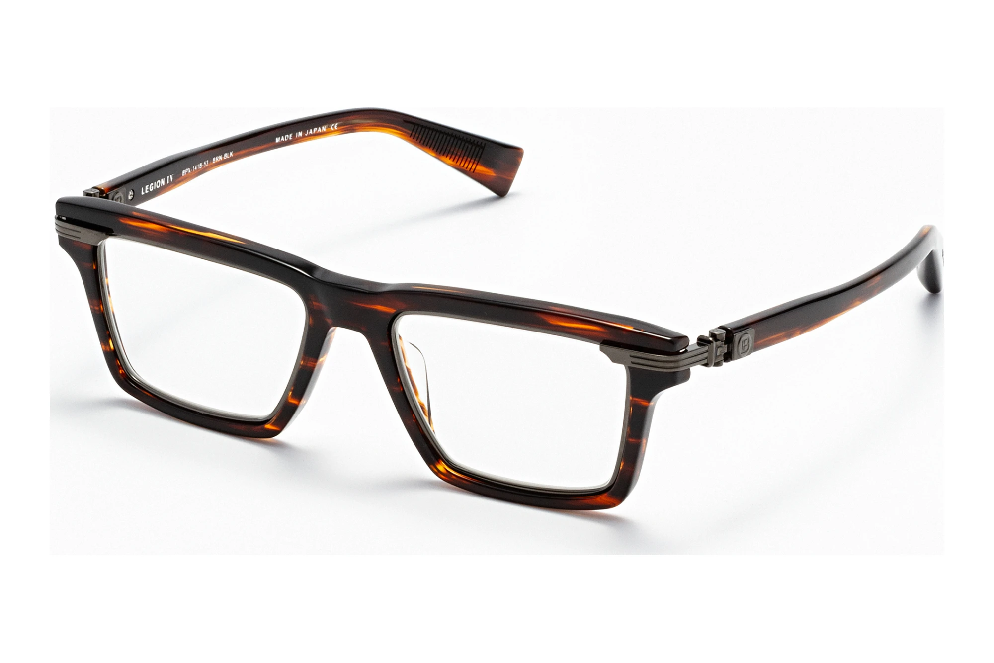 Balmain Paris BPX-141 B-AF Brown Swirl - Black Rhodium Balmain Paris BPX-141 B-AF Brown Swirl - Black Rhodium