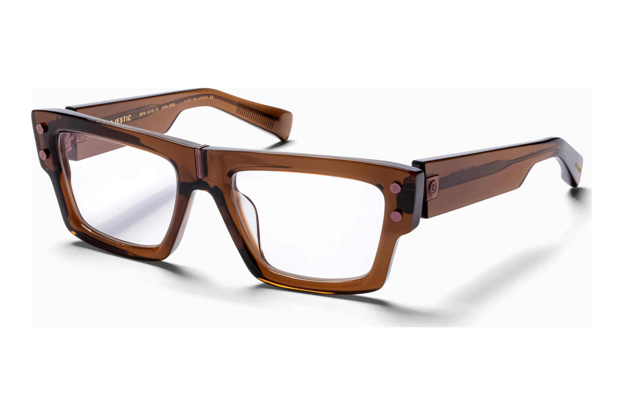 Balmain Paris BPX-161 B Leather Brown - Brown Balmain Paris BPX-161 B Leather Brown - Brown