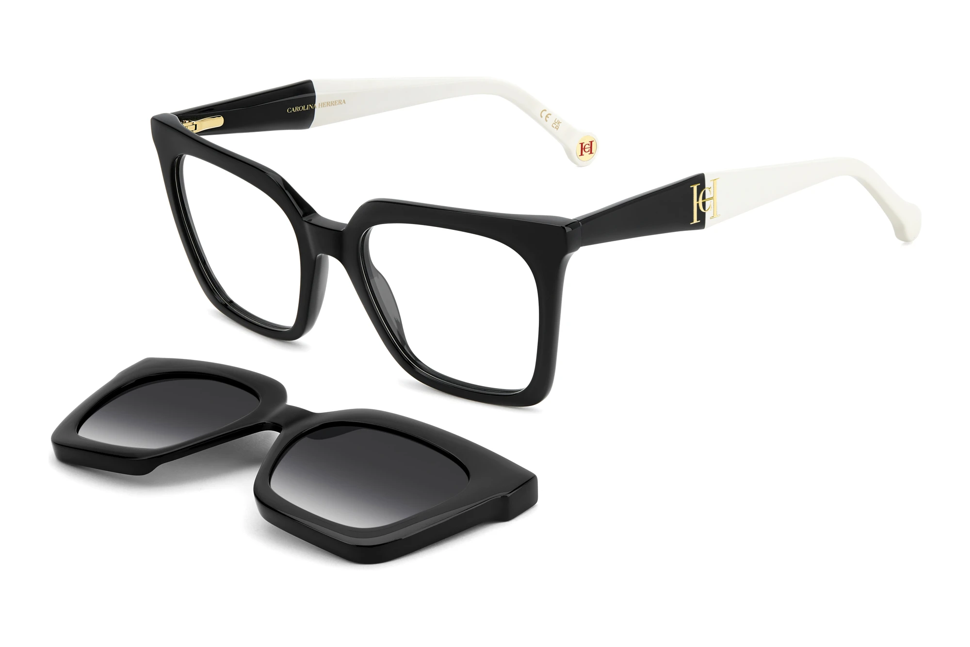 Carolina Herrera HER 0376/C 80S BLACK WHITE Carolina Herrera HER 0376/C 80S BLACK WHITE