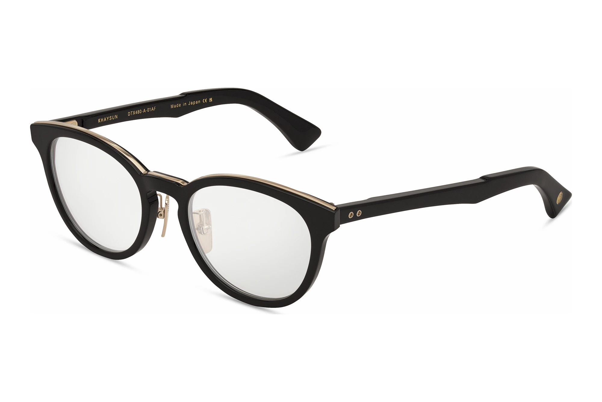 DITA DTX-480 01A-Asian-Fit BLACK - WHITE GOLD DITA DTX-480 01A-Asian-Fit BLACK - WHITE GOLD