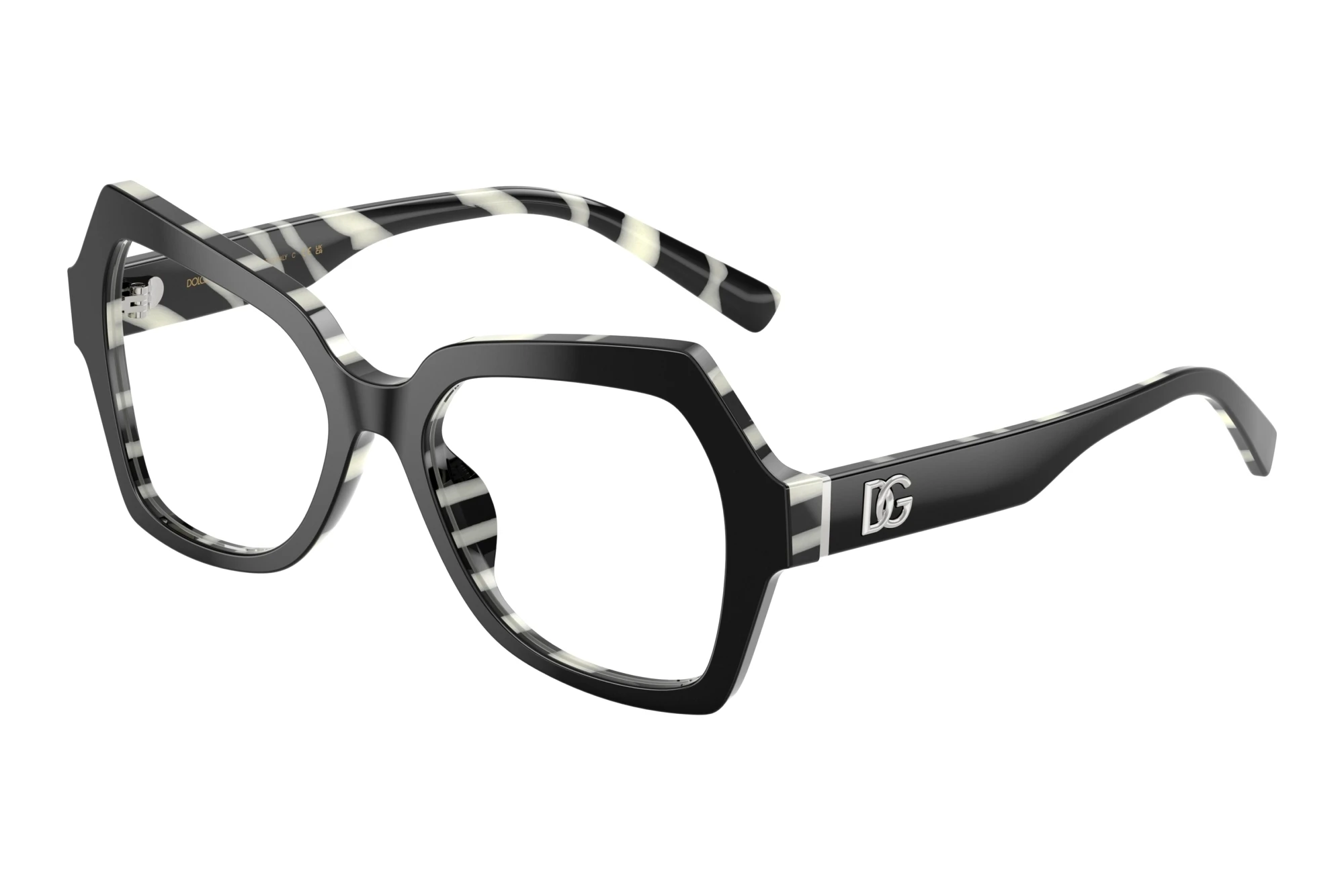Dolce & Gabbana DG3429 3372 Black On Zebra Dolce & Gabbana DG3429 3372 Black On Zebra