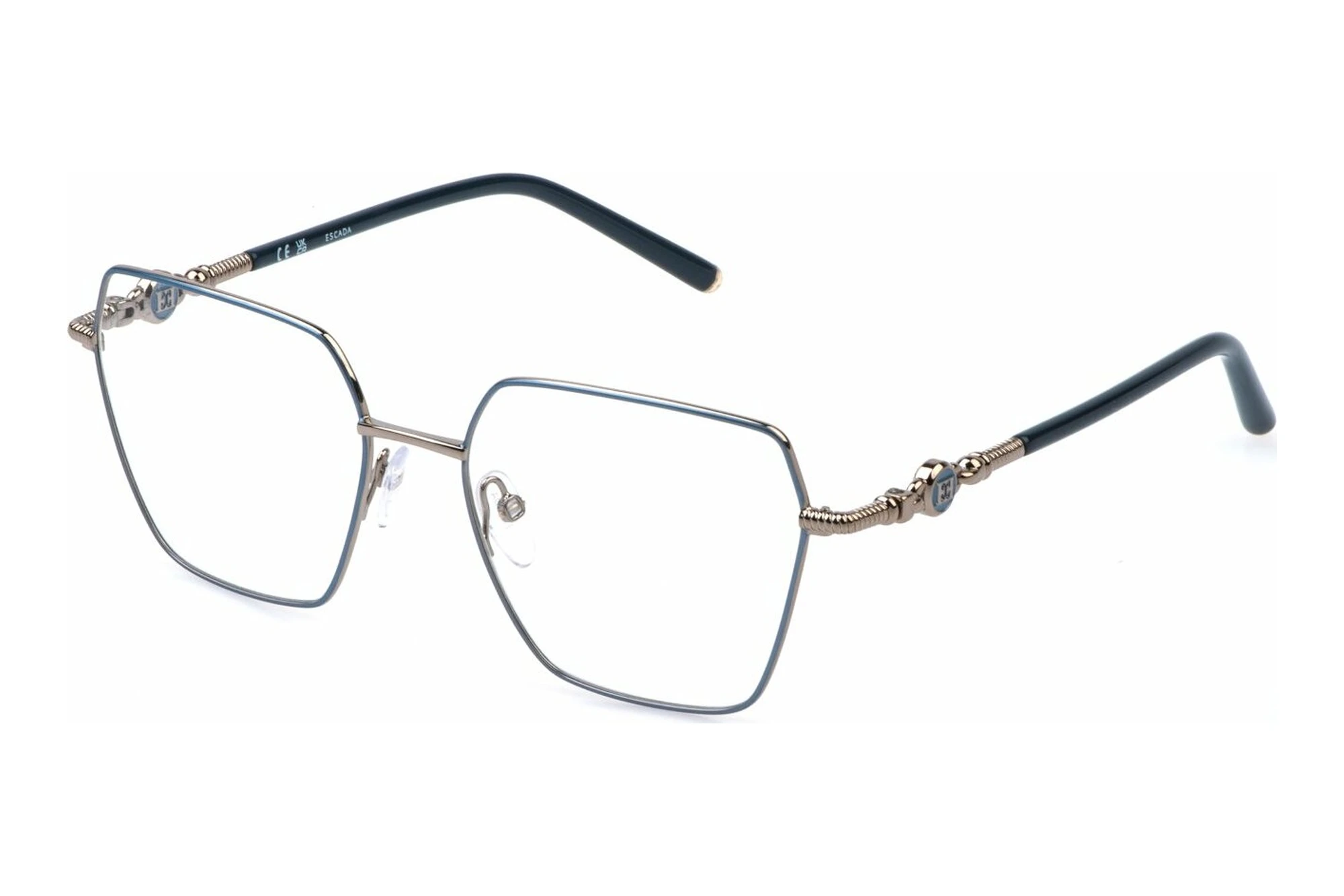 Escada VESF34 08MZ SHINY GOLD COPPER WITH COLOURED PARTS Escada VESF34 08MZ SHINY GOLD COPPER WITH COLOURED PARTS