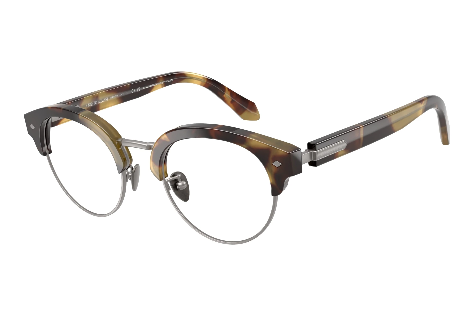 Giorgio Armani AR7283 6301 Brown Yellow Havana Giorgio Armani AR7283 6301 Brown Yellow Havana