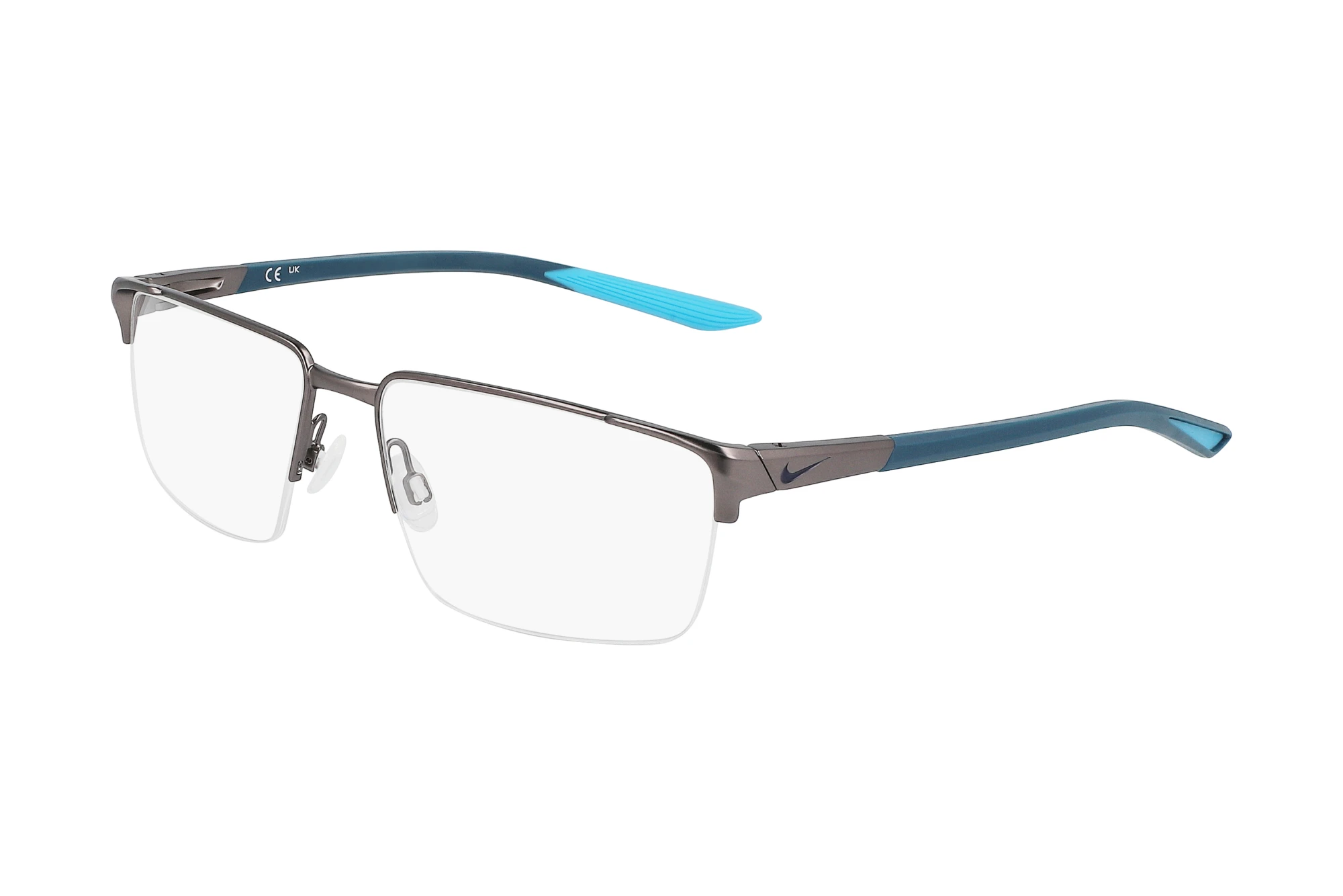 Nike NIKE 8054 N 074 Satin Gunmetal/Matte Blue Nike NIKE 8054 N 074 Satin Gunmetal/Matte Blue