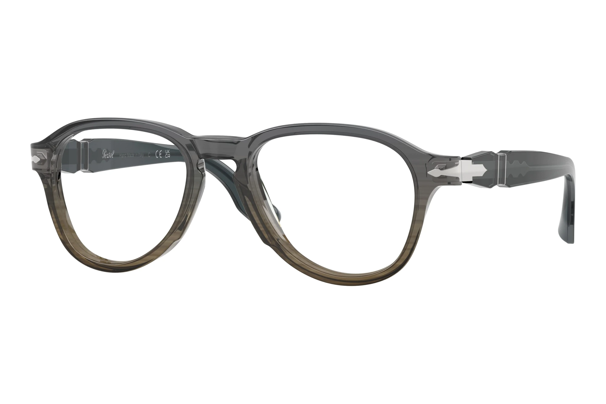 Persol PO8004V 1012 Grey Striped Green Persol PO8004V 1012 Grey Striped Green