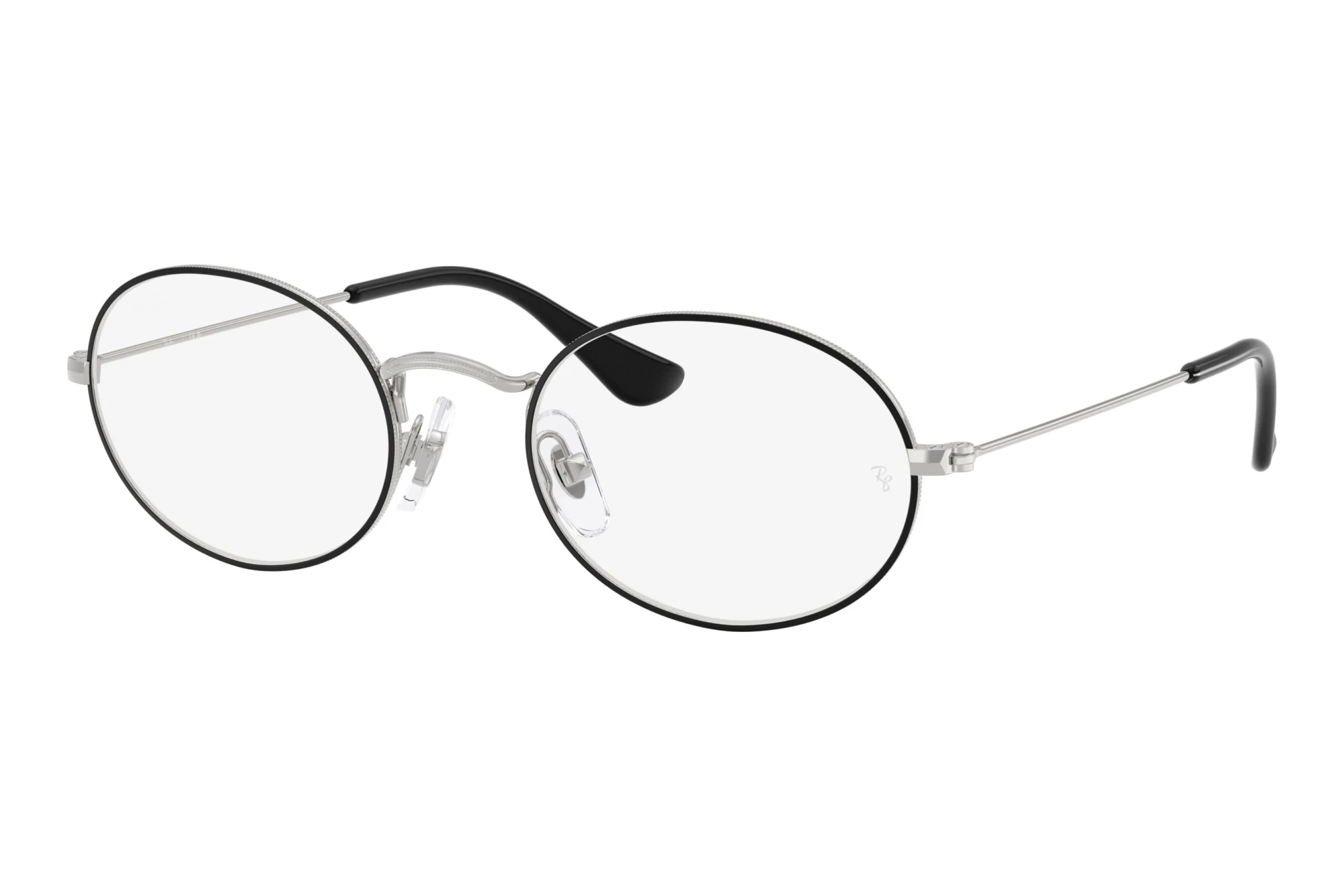 Ray-Ban Kids RY9645V 4064 Black On Silver Ray-Ban Kids RY9645V 4064 Black On Silver