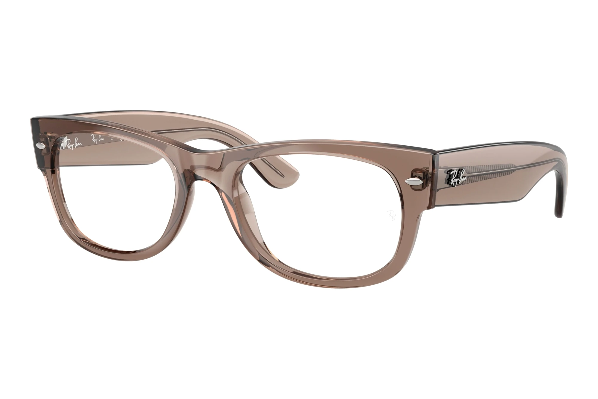 Ray-Ban RX0832V 8457 Transparent Taupe Beige Ray-Ban RX0832V 8457 Transparent Taupe Beige