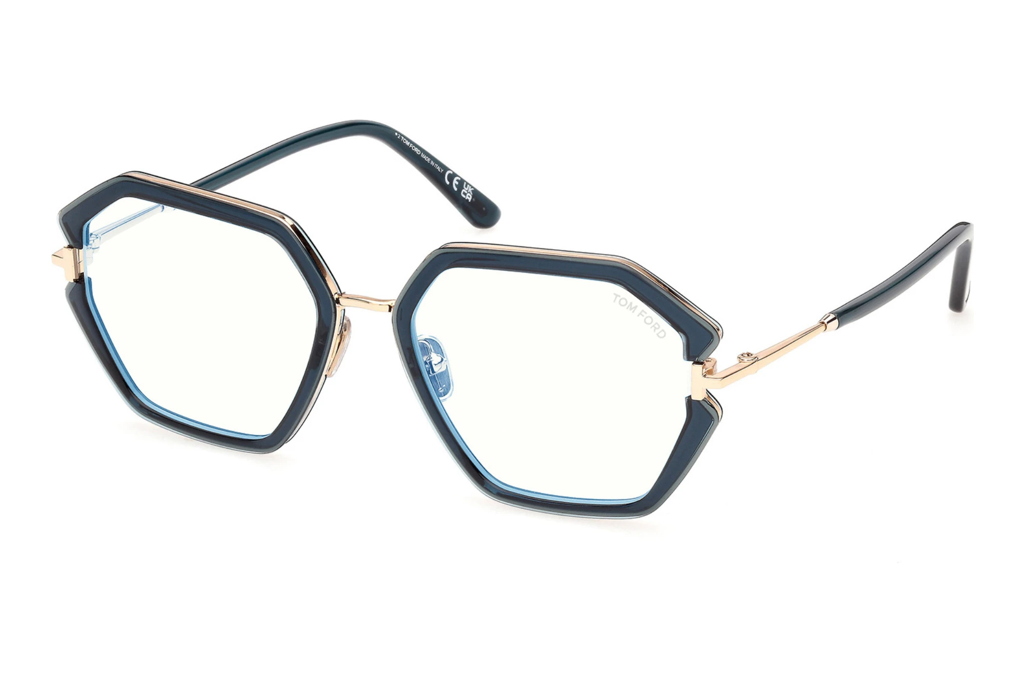 Tom Ford FT6195-B 087 Glänzend Türkis Tom Ford FT6195-B 087 Glänzend Türkis