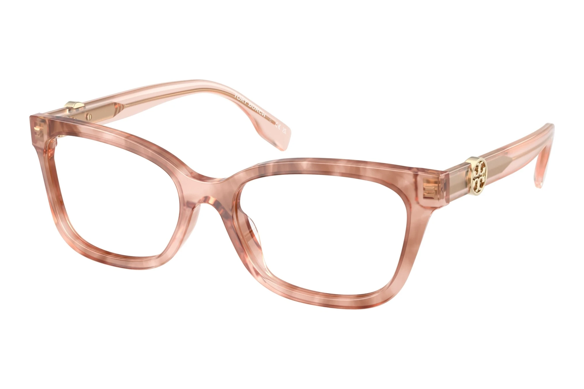 Tory Burch TY2159U 2063 Pink Brown Transparent Tory Burch TY2159U 2063 Pink Brown Transparent