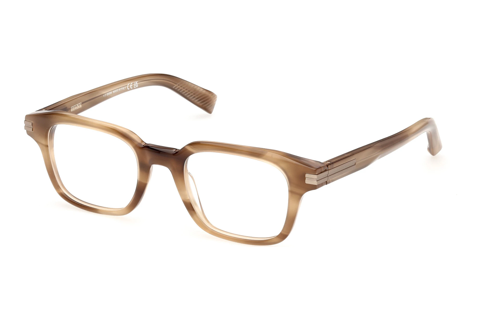Zegna EZ5359 047 Hellbraun/Gestreift Zegna EZ5359 047 Hellbraun/Gestreift