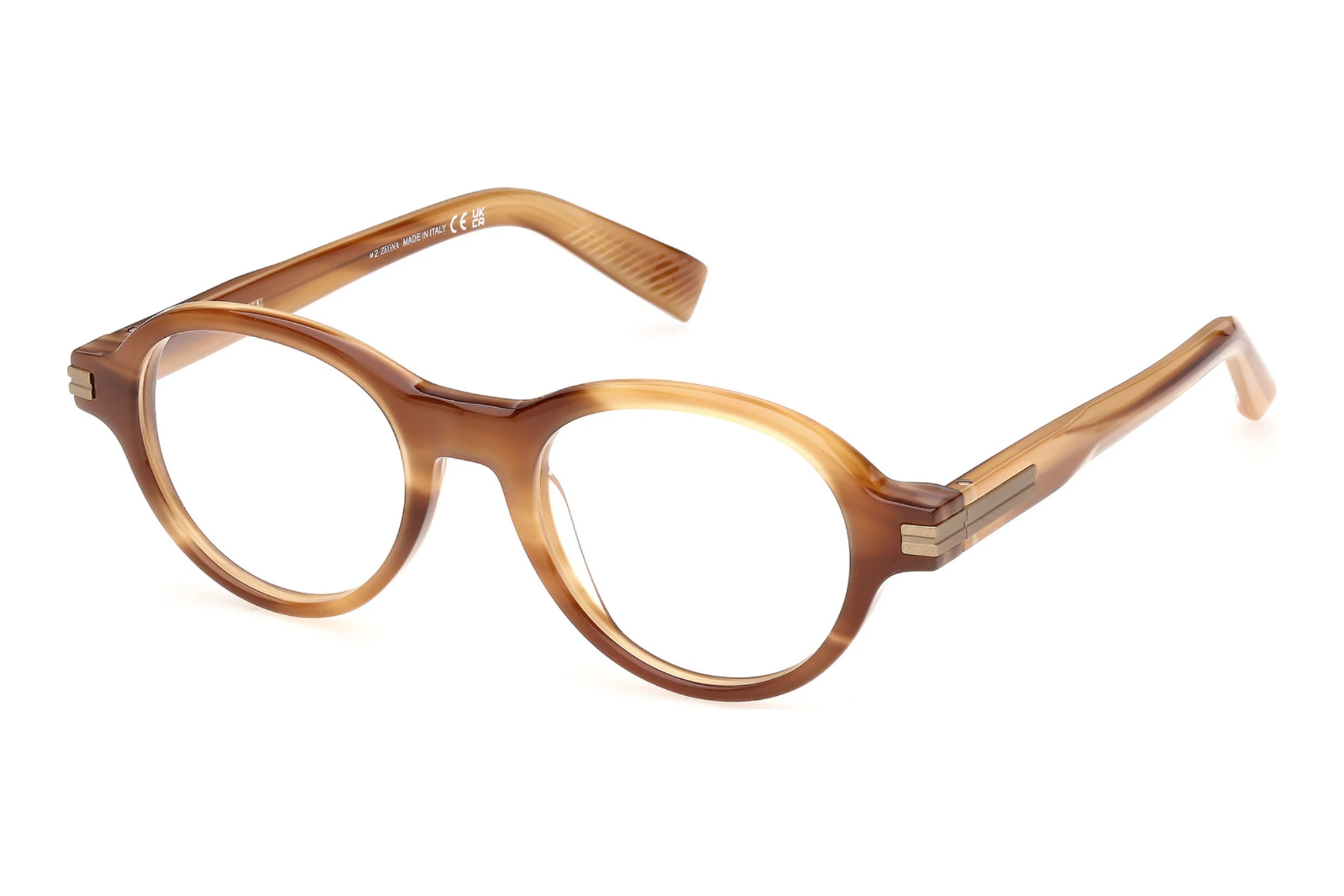 Zegna EZ5363 056 Hellbraun/Gestreift Zegna EZ5363 056 Hellbraun/Gestreift