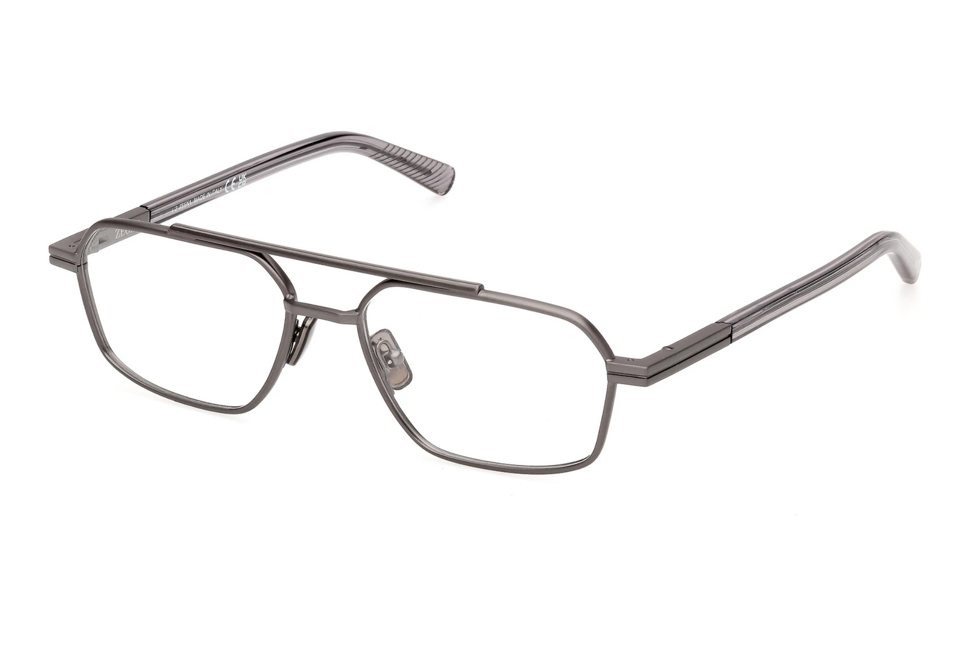 Zegna EZ5369 013 Matt Dunkel Ruthenium Zegna EZ5369 013 Matt Dunkel Ruthenium