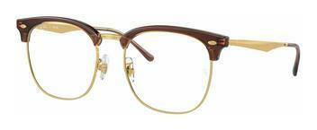 Ray-Ban RX7318D 8325 Transparent Dark Brown On Gold