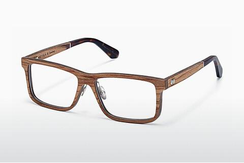 Gafas de diseño Wood Fellas Eisenberg (10943 zebrano)