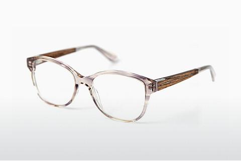 Gafas de diseño Wood Fellas Rosenberg Premium (10993 macassar/smoked grey)