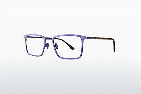 Gafas de diseño Wood Fellas Flip (11050 walnut lavendar)