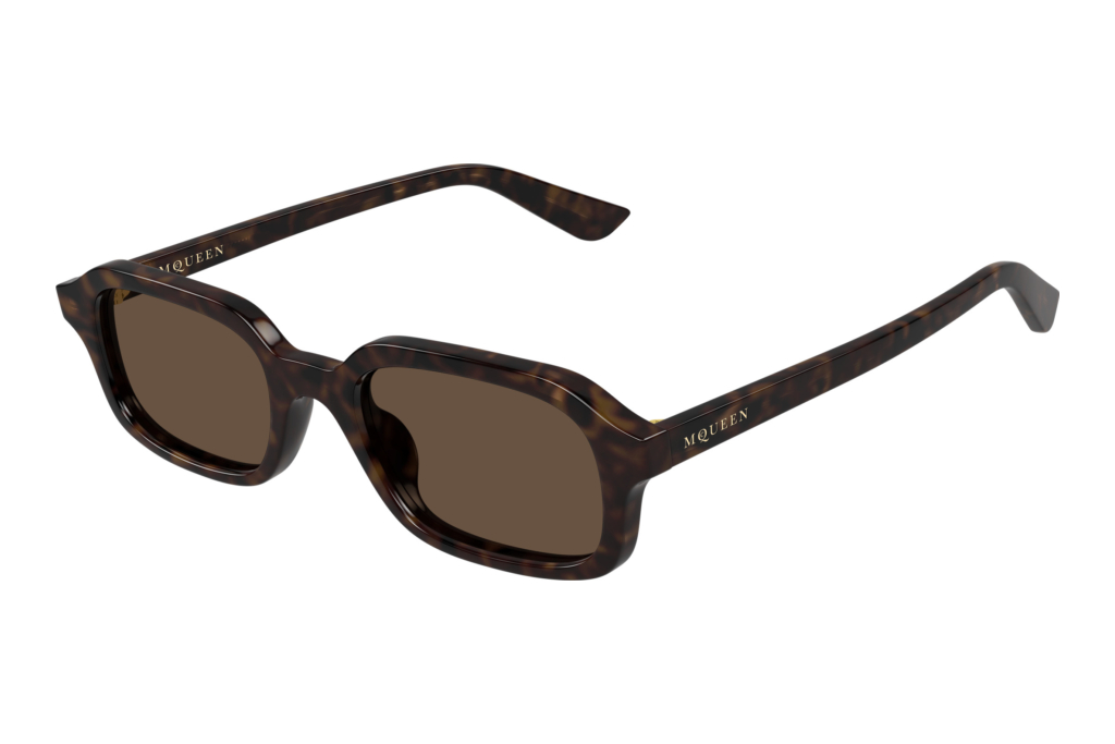 Alexander McQueen AM0558S 002 HAVANA Alexander McQueen AM0558S 002 HAVANA