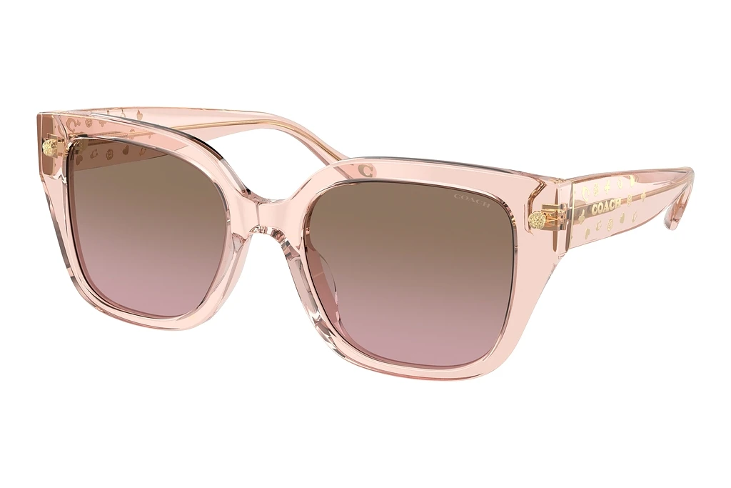 Coach HC8392U 566814 Brown Pink GradientTransparent Dusty Rose Coach HC8392U 566814 Brown Pink GradientTransparent Dusty Rose