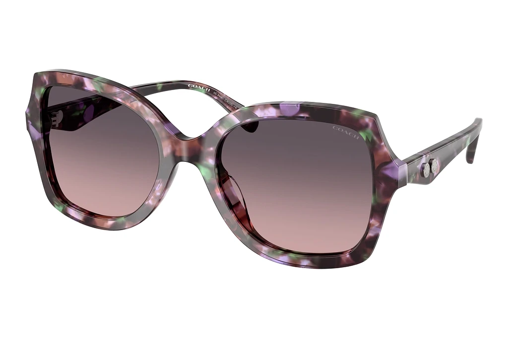 Coach   HC8410U 584346 Smoke Purple GradientAmethyst Pearl Tortoise Coach   HC8410U 584346 Smoke Purple GradientAmethyst Pearl Tortoise