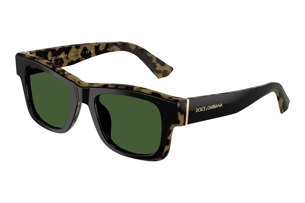 Dolce & Gabbana   DG4515 340471 Dark GreenBlack On Yellow Havana Dolce & Gabbana   DG4515 340471 Dark GreenBlack On Yellow Havana