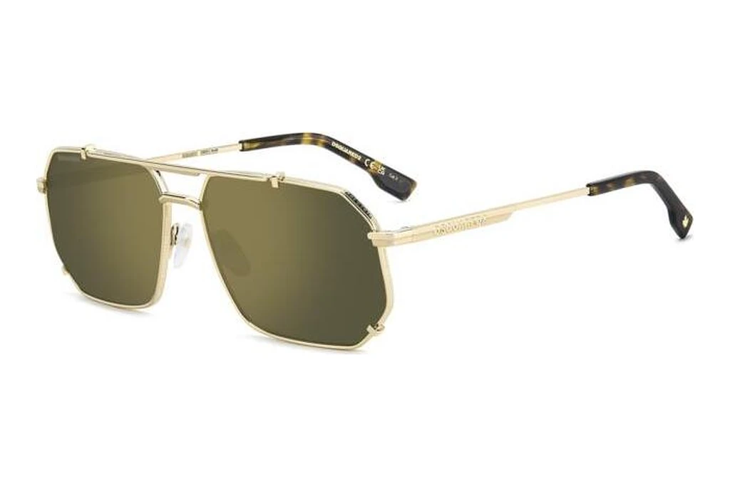 Dsquared2   D2 0175/S J5G/CW GREEN GOLD MIRRORGOLD Dsquared2   D2 0175/S J5G/CW GREEN GOLD MIRRORGOLD