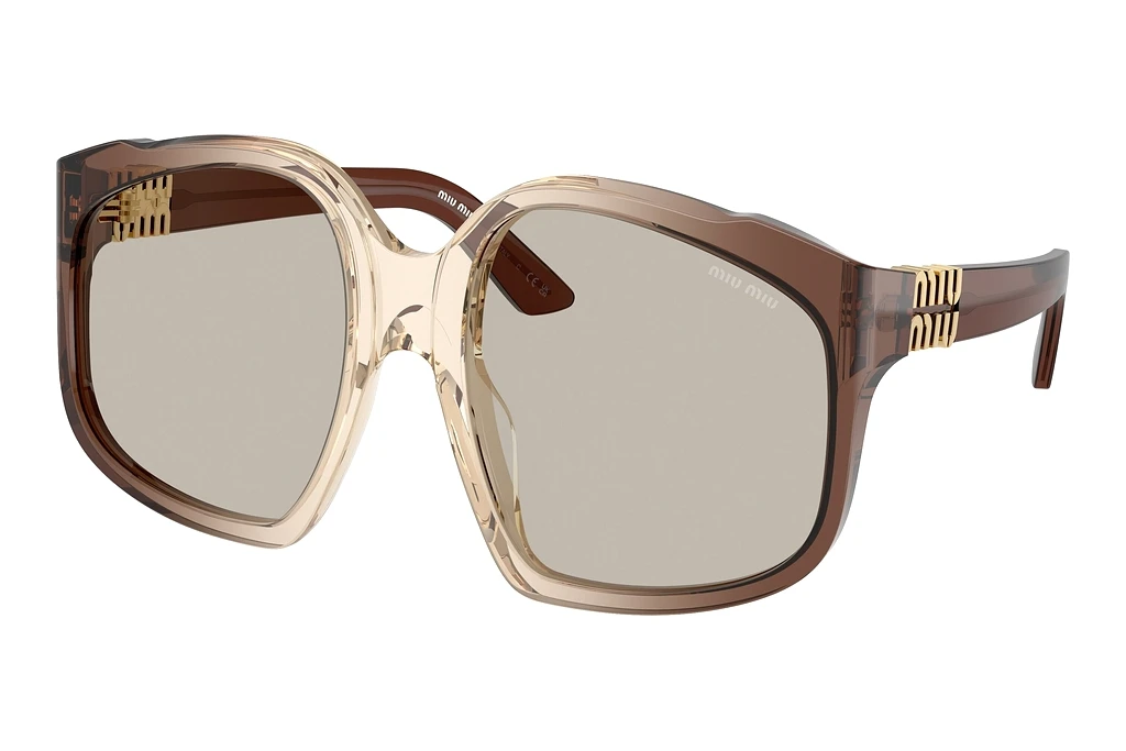 Miu Miu MU A07S 25G40U Light BrownBrown Gradient Miu Miu MU A07S 25G40U Light BrownBrown Gradient