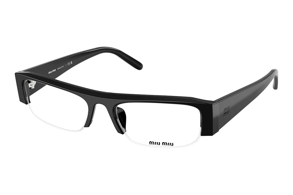 Miu Miu MU B07S 16K08N Clear Blue-Violet Light FilterBlack Miu Miu MU B07S 16K08N Clear Blue-Violet Light FilterBlack