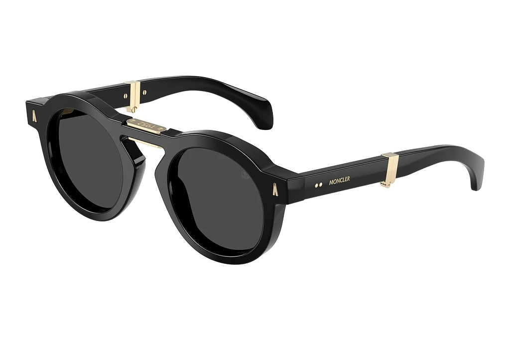 Moncler ME6019U 300187 Dark Grey SolidShiny Black Moncler ME6019U 300187 Dark Grey SolidShiny Black