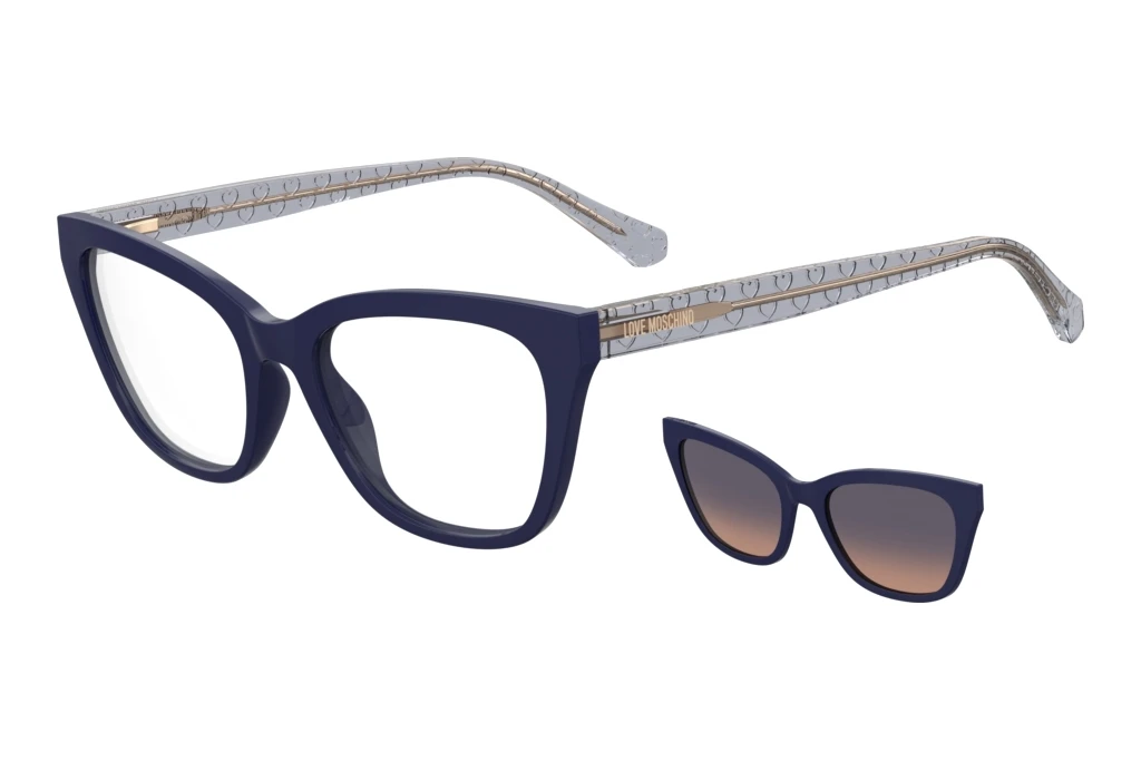 Moschino MOL071/CS PJP/O9 PLUM SHADEDBLUE Moschino MOL071/CS PJP/O9 PLUM SHADEDBLUE