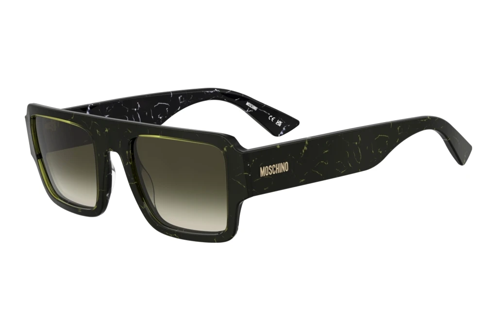 Moschino MOS213/S UHP/9K GREEN SHADEDGREEN MARBLE BLACK Moschino MOS213/S UHP/9K GREEN SHADEDGREEN MARBLE BLACK