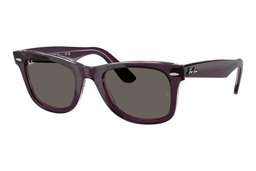 Ray-Ban RB2140 1447B1 Dark GreyViolet On Transparent Pink Ray-Ban RB2140 1447B1 Dark GreyViolet On Transparent Pink