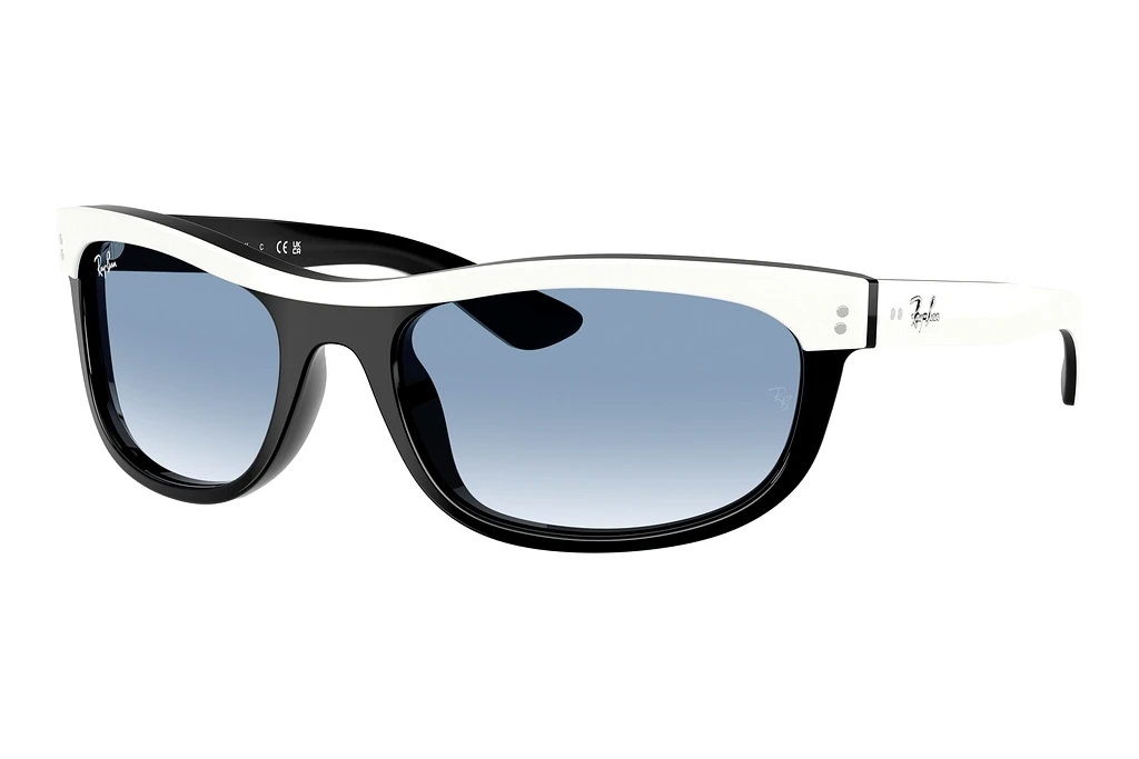 Ray-Ban RB2489 14443F Clear Gradient BlueWhite On Black Ray-Ban RB2489 14443F Clear Gradient BlueWhite On Black