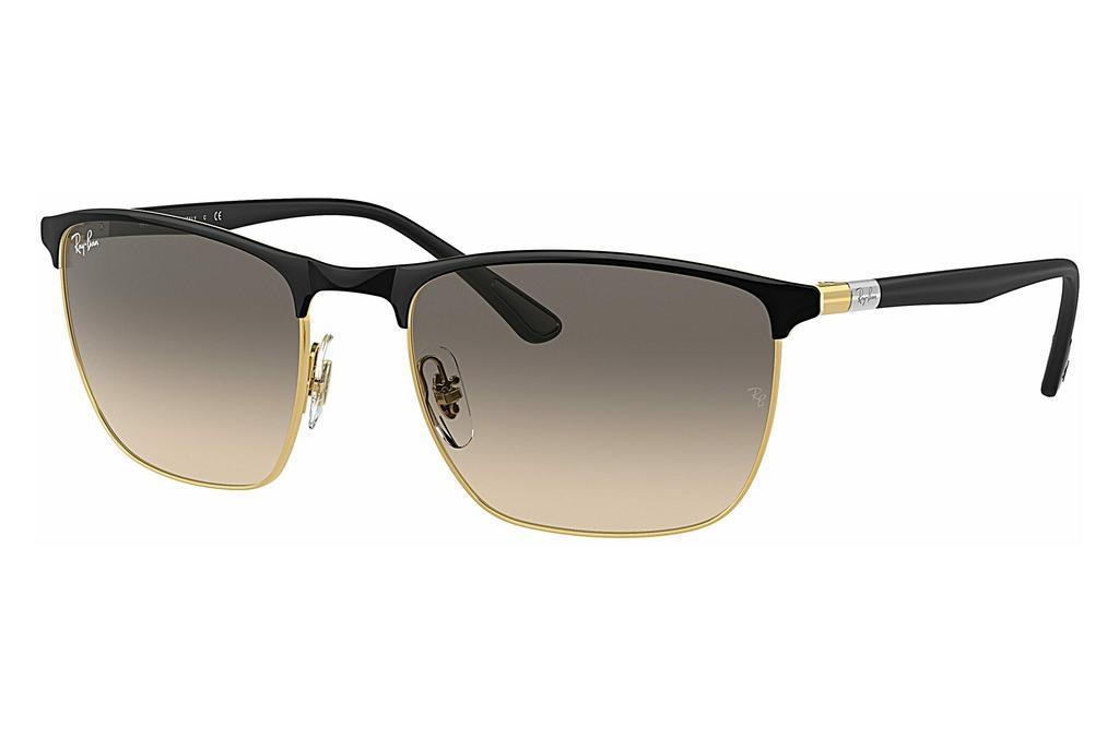 Ray-Ban   RB3686 187/32 Clear GreyBlack On Gold