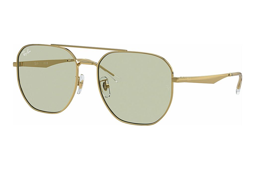 Ray-Ban   RB3724D 001/2 Light GreenGold