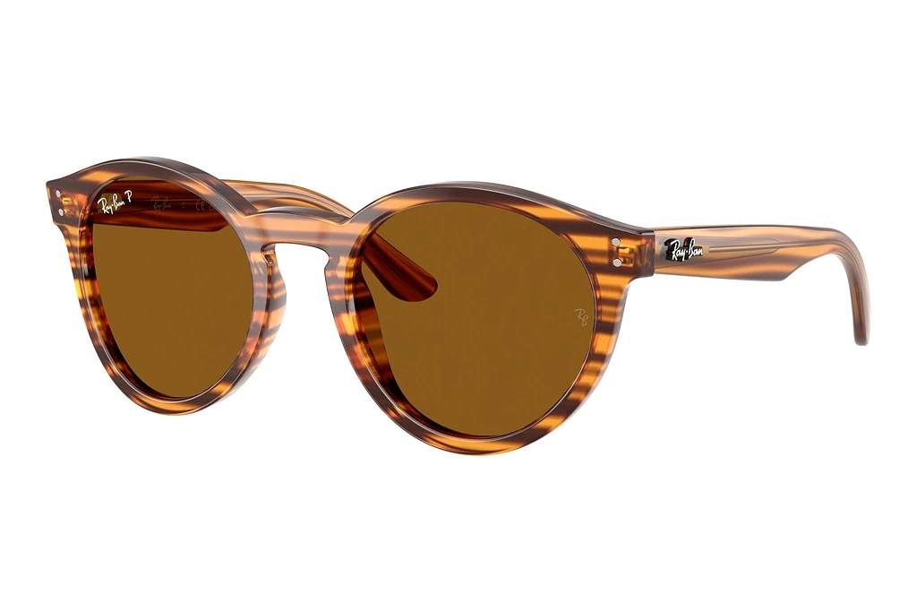 Ray-Ban RBR0505S 679183 Dark Brown PolarizedStriped Havana Ray-Ban RBR0505S 679183 Dark Brown PolarizedStriped Havana