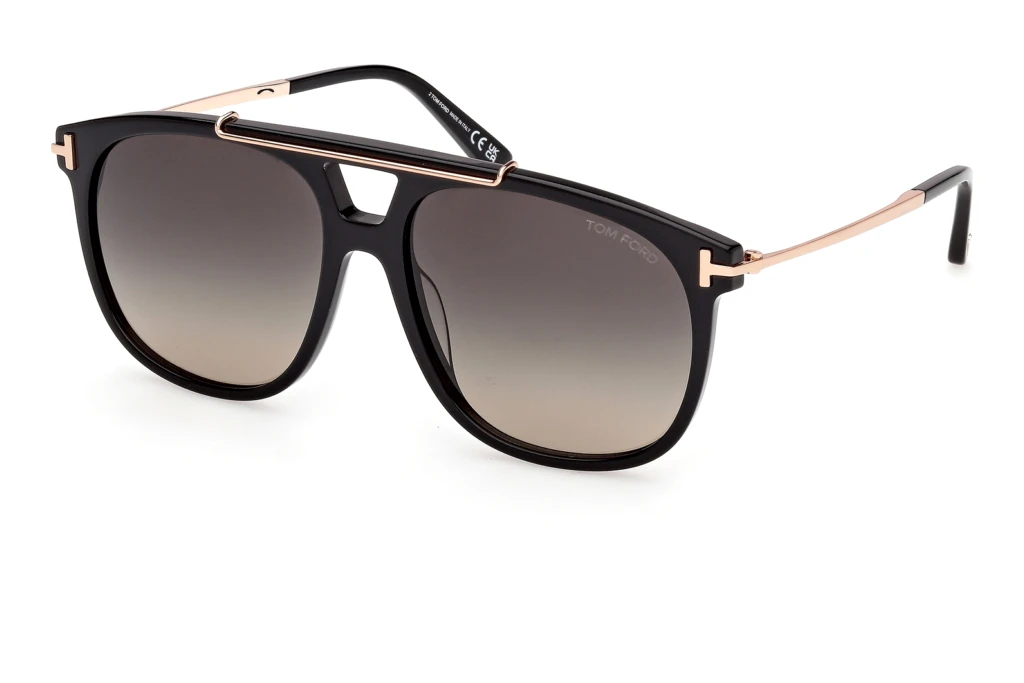Tom Ford   FT1306 01B grau verlaufendGlänzend Schwarz Tom Ford   FT1306 01B grau verlaufendGlänzend Schwarz