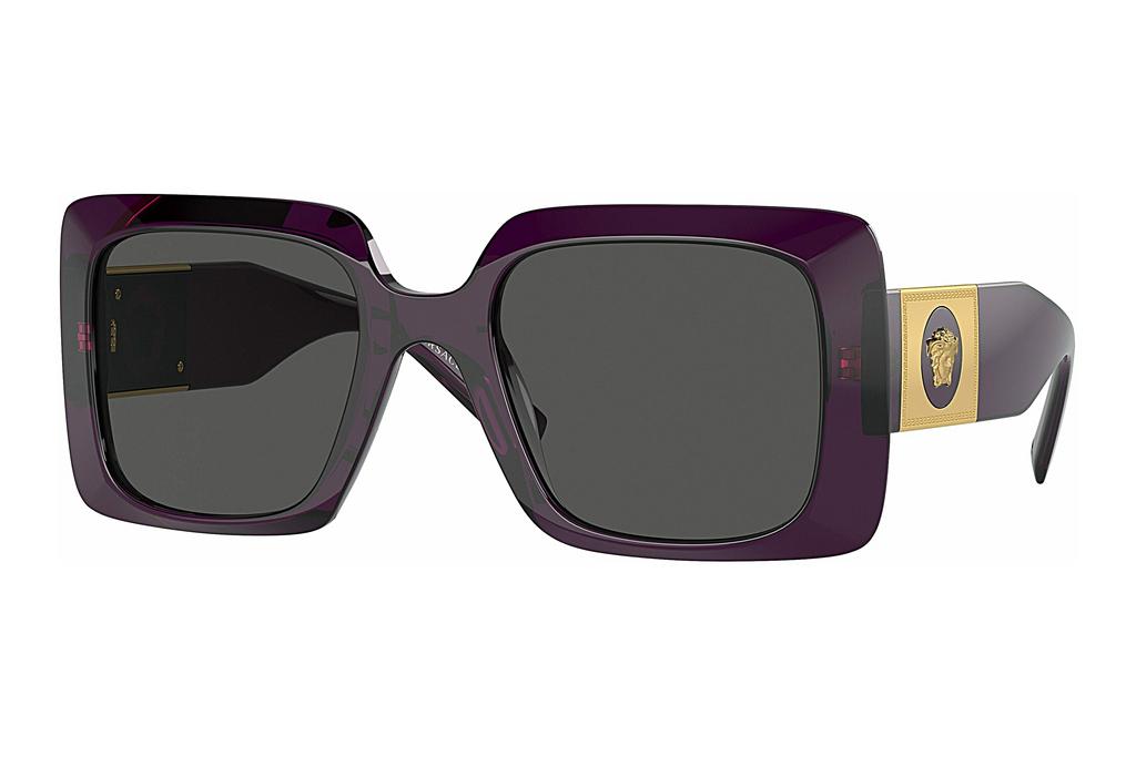Versace   VE4405 538487 Dark GreyTransparent Purple