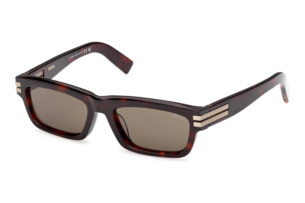 Zegna   EZ0282 54N grünRot Havanna Zegna   EZ0282 54N grünRot Havanna