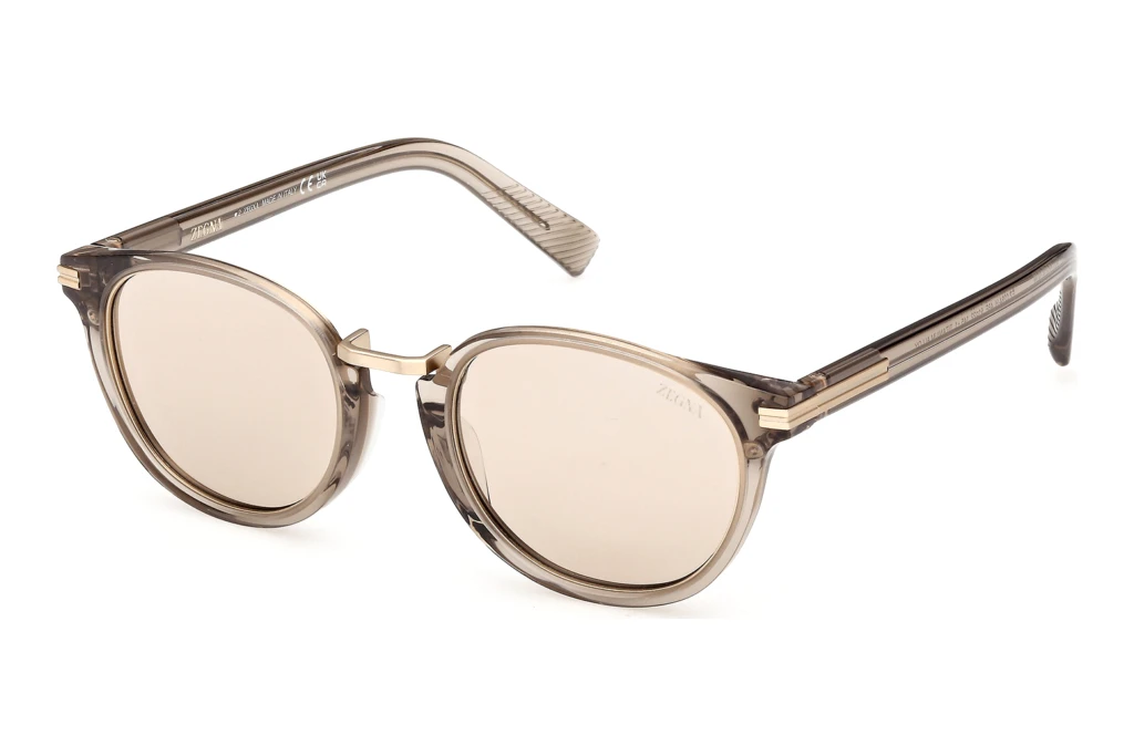 Zegna   EZ0284-H 48E braunGlänzend Beige Zegna   EZ0284-H 48E braunGlänzend Beige