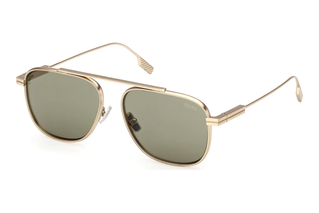 Zegna   EZ0291 32N grünMatt Blassgold Zegna   EZ0291 32N grünMatt Blassgold
