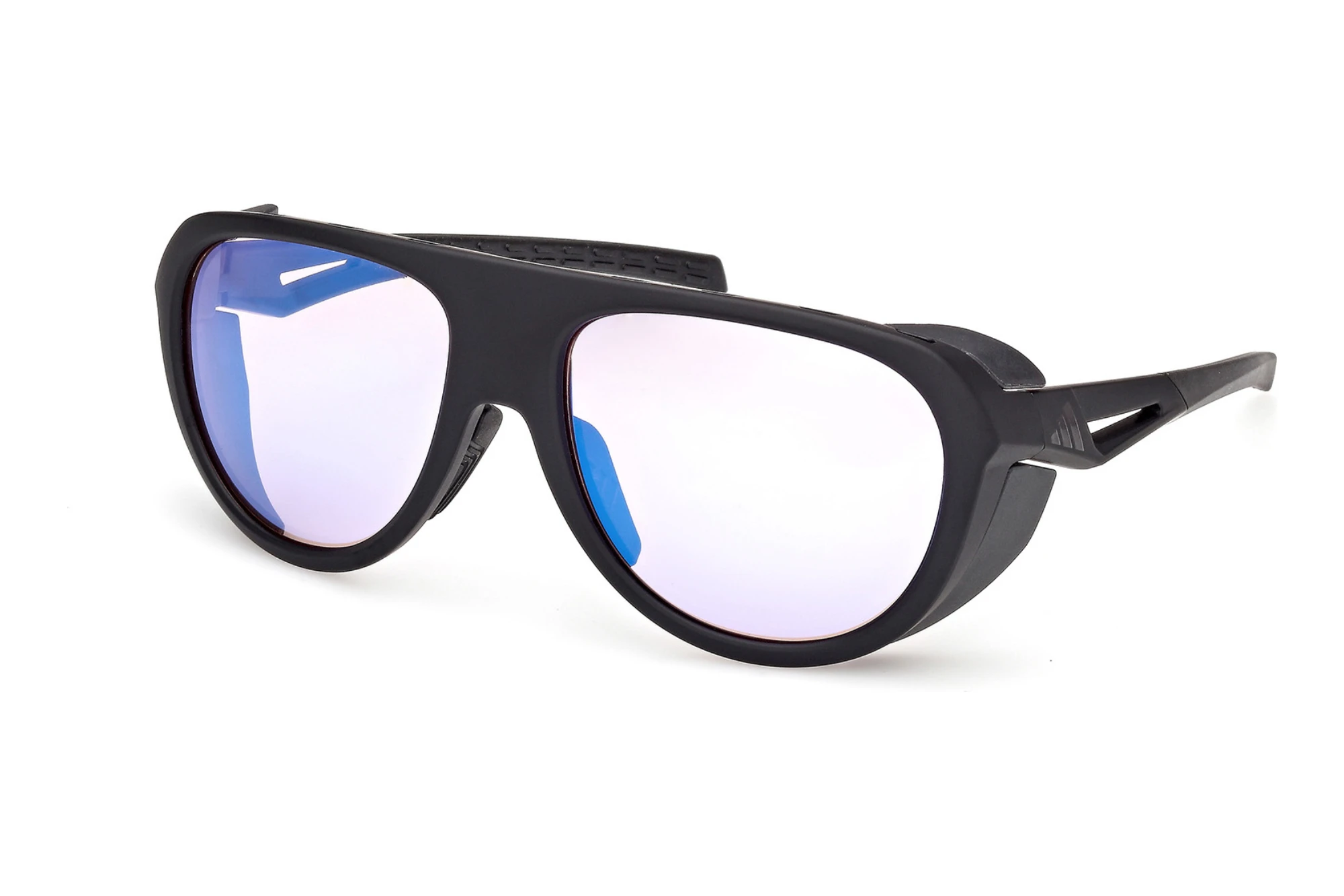 Adidas SP0110 02X blau verspiegeltMatt Schwarz Adidas SP0110 02X blau verspiegeltMatt Schwarz