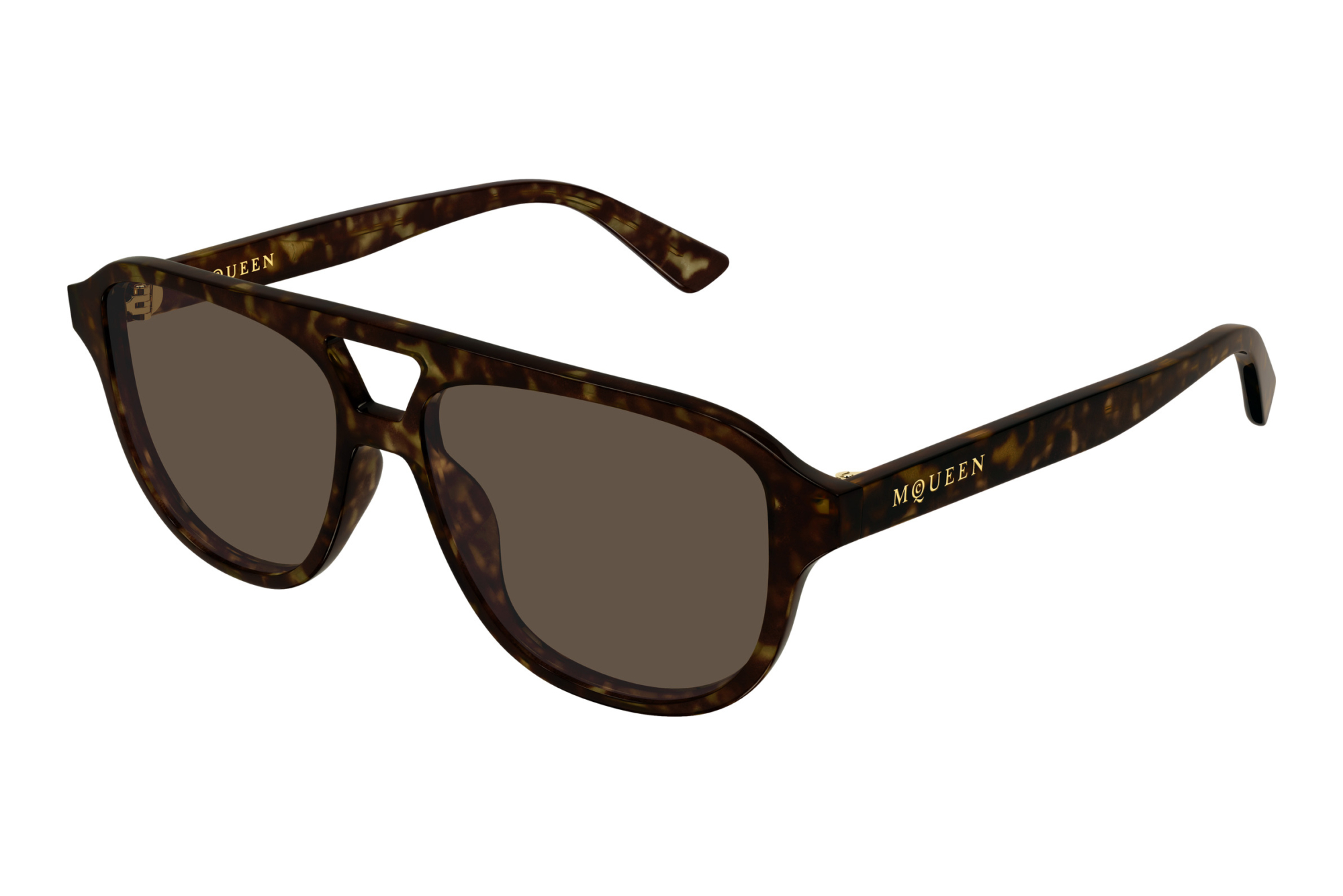 Alexander McQueen AM0573S 002 HAVANA Alexander McQueen AM0573S 002 HAVANA