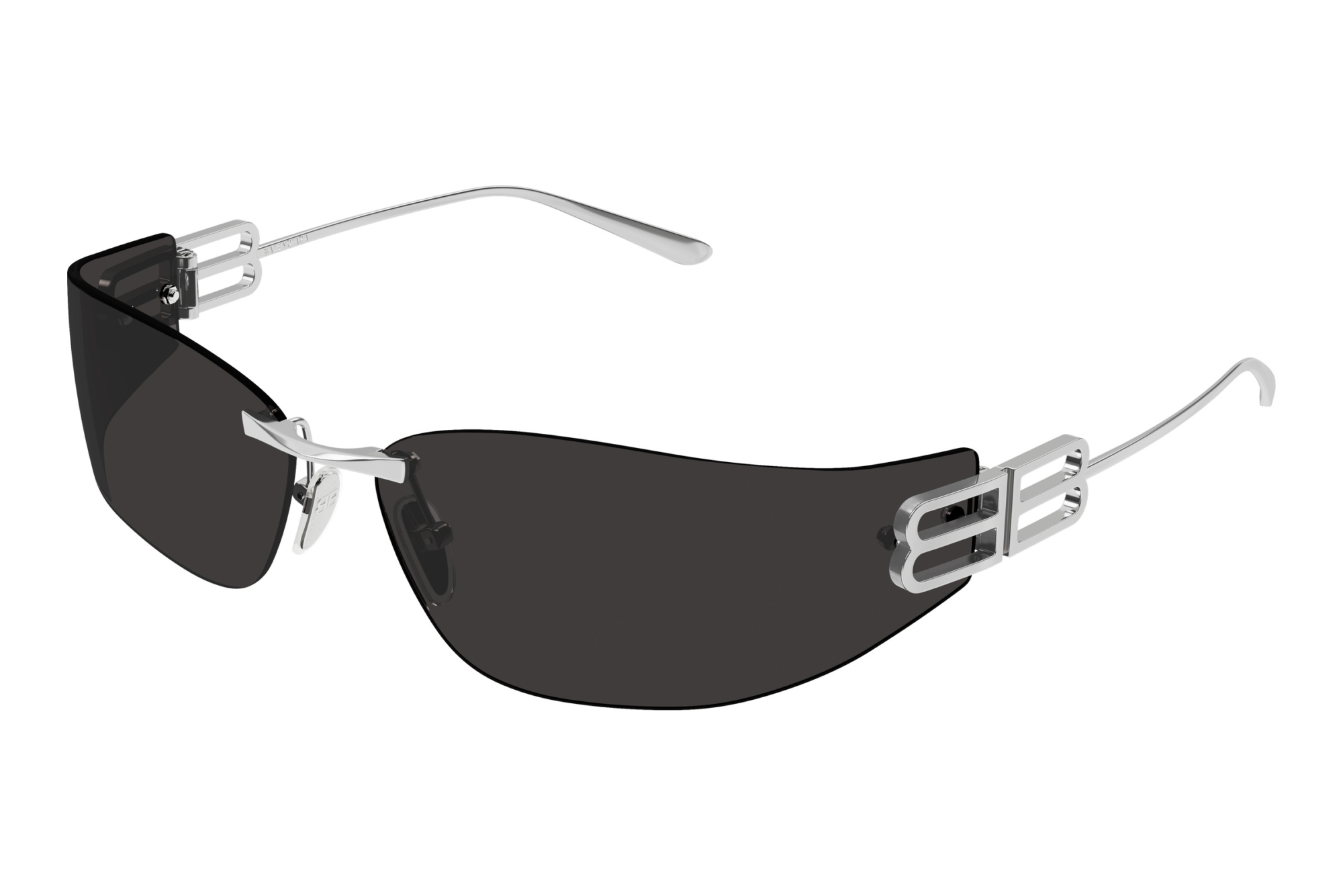 Balenciaga BB0484S 002 GUNMETAL Balenciaga BB0484S 002 GUNMETAL