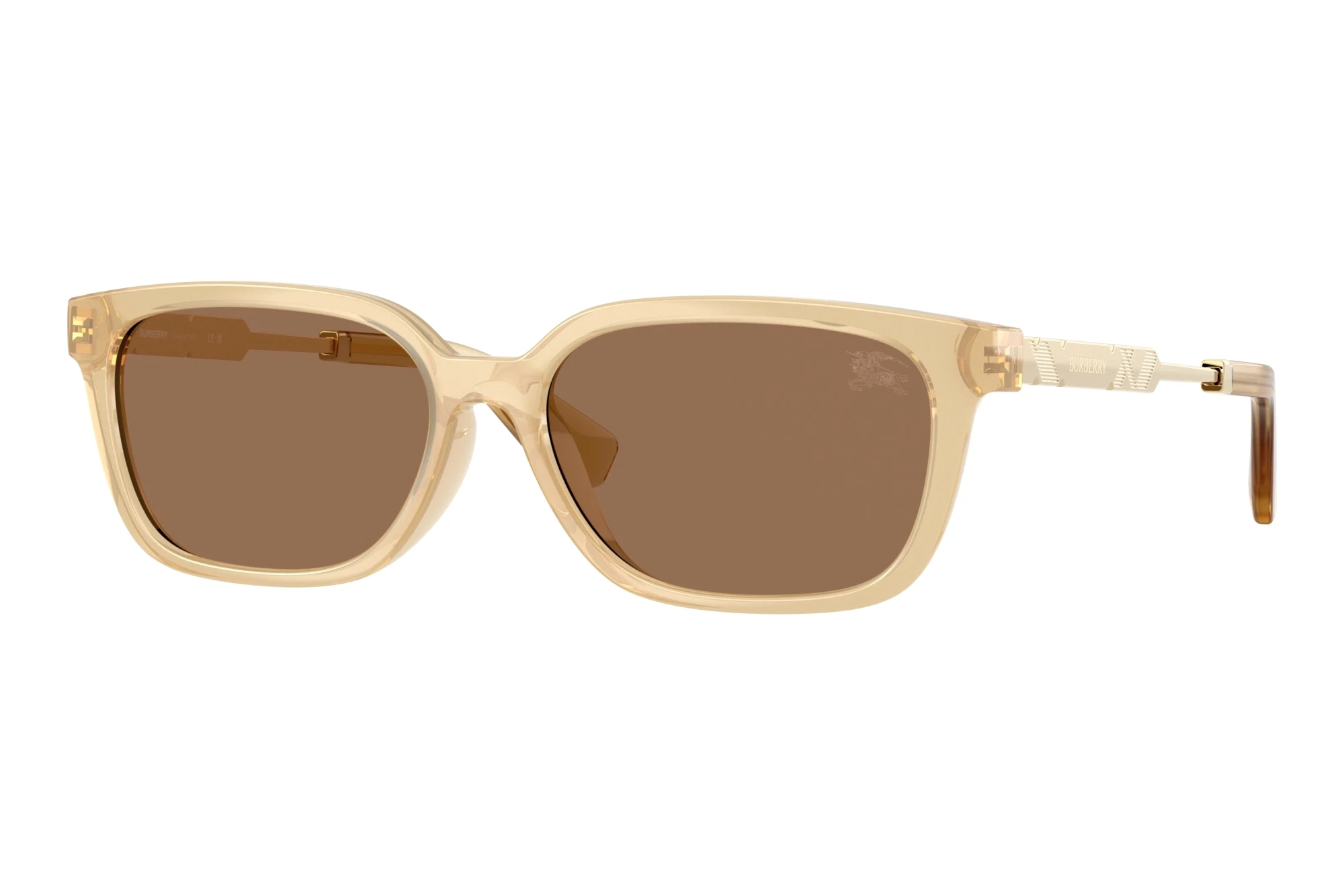 Burberry BE4481D 419873 Dark BrownYellow Burberry BE4481D 419873 Dark BrownYellow