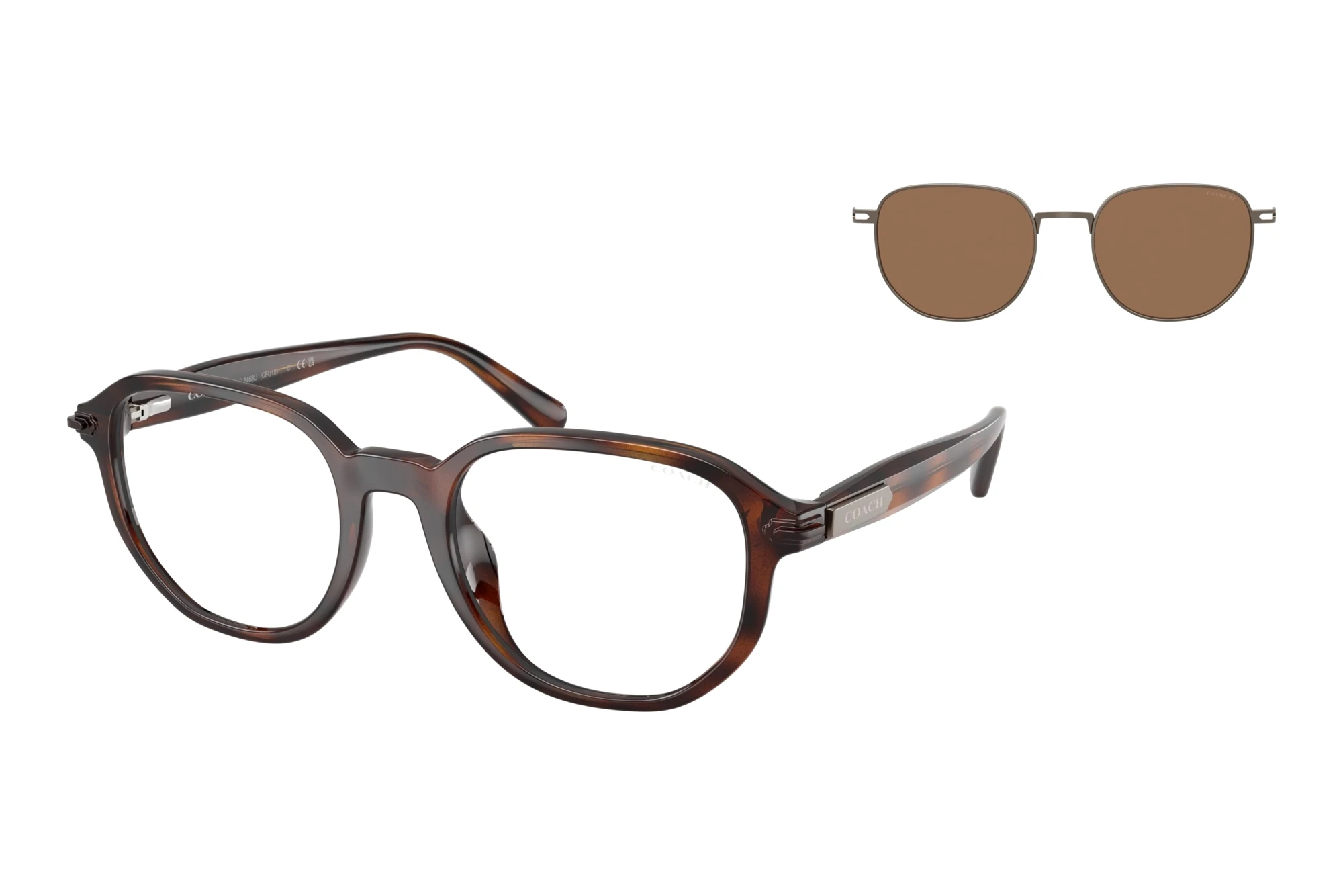 Coach HC8468U 512073 Brown SolidDark Tortoise Coach HC8468U 512073 Brown SolidDark Tortoise
