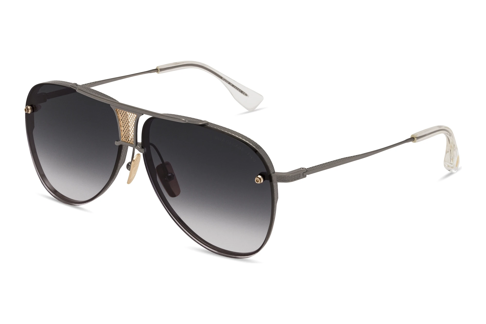 DITA DRX-2082 M DARK GREY TO CLEAR GRADIENTANTIQUE SILVER - WHITE GOLD DITA DRX-2082 M DARK GREY TO CLEAR GRADIENTANTIQUE SILVER - WHITE GOLD