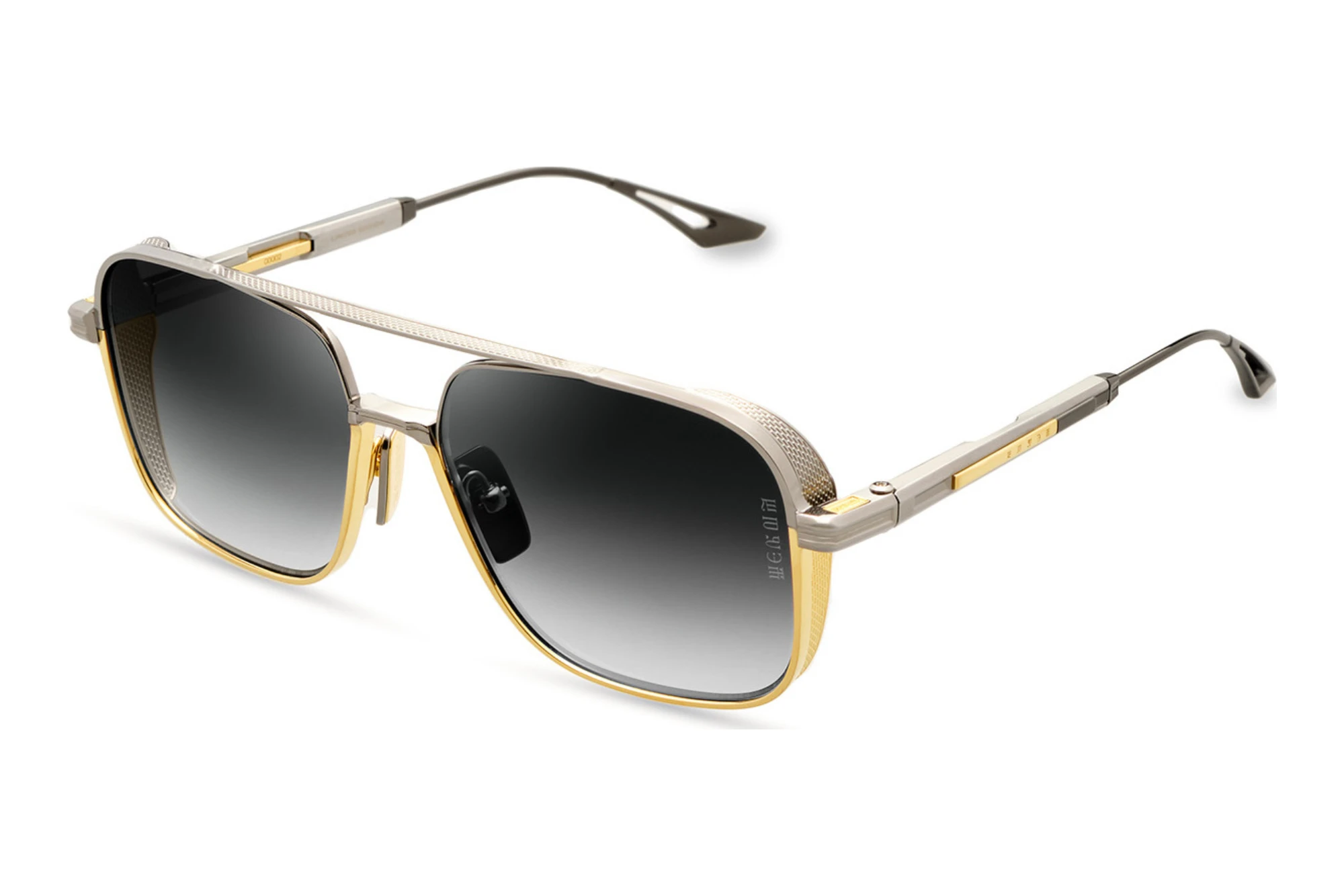 DITA-EPILUXURY DES-011 03A DARK GREY TO CLEAR GRADIENT - GREEN ARBLACK PALLADIUM - YELLOW GOLD DITA-EPILUXURY DES-011 03A DARK GREY TO CLEAR GRADIENT - GREEN ARBLACK PALLADIUM - YELLOW GOLD